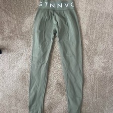 NVGTN Seamless High Waisted Leggings Sage Green Size Small picture