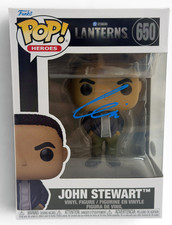 Aaron Pierre Signed John Stewart Funko Lanterns Authentic Autograph JSA Hologram picture