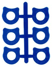 Wilson Shok-Buff Recoil Buffers 1911 Full Size Blue Polyurethane 6 Pack - 2B picture