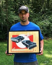 1963 Lincoln Continental Classic Car Framed Original 13