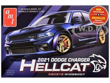 SKILL 2 MODEL KIT 2021 DODGE CHARGER HELLCAT REDEYE 1/25 SCALE BY AMT AMT1325 picture