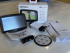 TomTom VIA 1525M 5” GPS Navigation System Lifetime Maps 4AA53 New Open Box picture