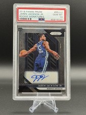 2018-19 Panini Prizm Jaren Jackson Jr Rookie Signatures RC Auto PSA 10 GEM MINT picture