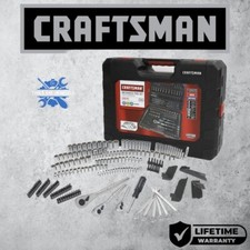 Craftsman 230 Piece Mechanics Tool Set With Case, Alloy SAE Metric Socket Wrench picture
