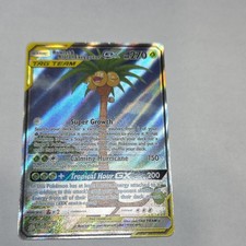 Rowlet & Alolan Exeggutor GX TAG TEAM 215/236 Alt Full Art Holo UR 270HP picture