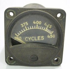 General Electric Company Vintage Frequency Meter AC Type A-1 8AW59FAA1 picture