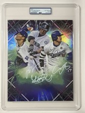 SHOHEI OHTANI ICHIRO YAMAMOTO (+BOWMAN RC) 1/1 AUTO FANATICS EMANATE PSA/DNA picture