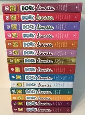 DORK DIARIES Book Lot of 14 Hardcover Rachel Russell #1-13 & 3 1/2 VGC picture
