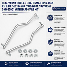 Left and Right Steering Drag Link Set 597047901 597047801 Fits Husqvarna picture