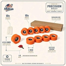 10 x SUPERIOR QUALITY ORANGE DRUM ROLLER BEARING FOR HUEBSCH/SQ/IPSO - 70568201 picture