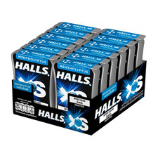 Halls XS Mentholyptus Candy Sugar Free Intense Cooling Travel 12.6 g x 12 picture