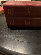 The New Century Dictionary – Two Volumes – 1946 Edition – COLLECTIBLE SET picture