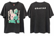 Vintage Giant by Tee Jays Sonic Youth Gracias Heavyweight Black T-Shirt XL picture