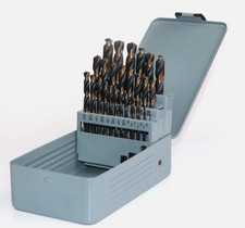 29PCS/SET HSS DRILL BITS BLACK GOLD MULTI-BITS TWIST DRILL BIT 1/16