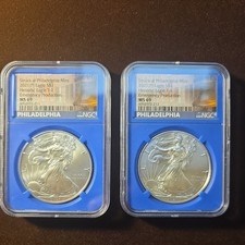*TWO* 2021-P American Heraldic Eagles Emergency Production NGC MS69 *SEQUENTIAL picture