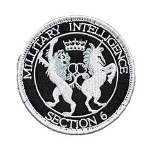 RARE BRITISH MILITARY INTELLIGENCE SECTION 6 EMBROIDERED IRON-ON PATCH... picture