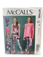 McCALL'S M7446 Misses' Jacket Tops Tunic Leggings Size 6-14 Modern picture
