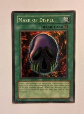Yu-Gi-Oh (OG) Mask of Dispel LON-017 Labyrinth of Nightmare Super Rare LP picture
