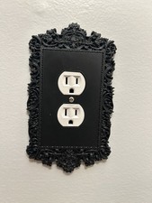Victorian Filigree Outlet Cover Decorative Gothic Wall Plate 5-Pack w/Screws picture