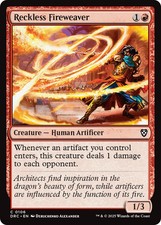 MTG Reckless Fireweaver [Aetherdrift Commander] Near Mint Magic picture