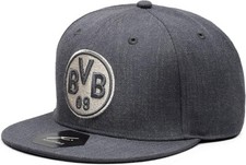 Official Fan Ink Borussia Dortmund Platinum Snapback Hat - Licensed BVB picture