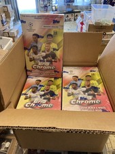 2021-22 Topps Chrome UEFA Champions League Soccer Factory Sealed Hobby Lite Box picture