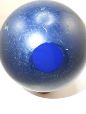 Vintage Antique Catalin Bakelite Bowling Ball 1930s Retro Blue 2796 Gr picture