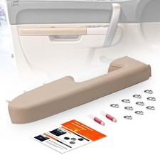 22818467 Front Left Driver Side Door Panel Armrest, Interior Handle, Tan picture