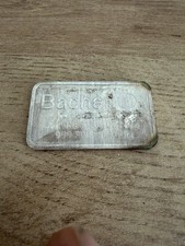 Vintage 1 Oz .999 Silver Bache The Winning Attitude Rare Design Advertising Bar picture