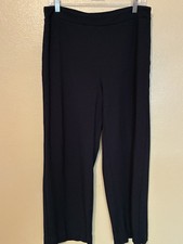 J. Jill Navy Casual Knit Pants Size LP picture