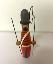Hand Painted Wooden Military Soldier Figurine, Folk Art, Konstantin Glinterntik  picture