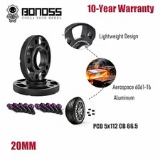 Wheel Spacers for Audi A4 A5 A6 A7 A8 S4 S5 S6 S7 S8 SQ5 SQ7 SQ8 20mm 2pc BONOSS picture
