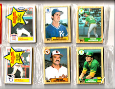 1987 Topps Factory Sealed Rack Packs Mark McGwire,Canseco,Dale Murphy HOF On Top picture