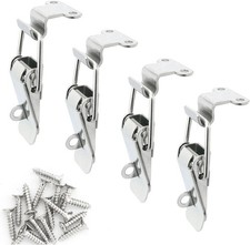 4PCS 90mm 90 Degree Right Angle Latch Stainless Steel Tool Box Hood Locks picture