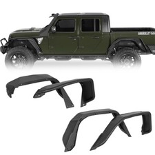 4pcs Off-Road Flux Tube Fender Flare Guard Steel Fit 2020-2026 Jeep Gladiator JT picture
