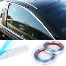 6mm-70mm Chrome Silver Car Door Body Bumper Strip Exterior Molding Trim 5-50FT picture