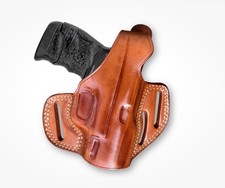 Fits WALTHER PPS M2 9mm 3.18”BBL 3-Slot Belt Holster W/Thumb Break #1230# RH picture