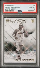 #315 - PSA 10 2022 PANINI BLACK WHITE NIGHT #5 PAOLO BANCHERO RC [09/30 BRG] picture