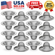 10 Pcs Stainless Steel Sink Strainer - Mesh Drain & Hair Catcher for Bathroom picture
