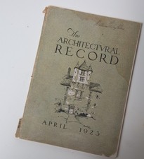 the architectural record 1923 picture