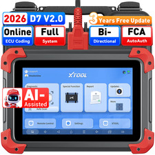 2026 XTOOL D7 V2.0 Full System Diagnostic Bi-Directional Scanner Key Programmer picture