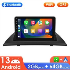Apple CarPlay Android 13 WiFi 64GB Car Stereo Radio GPS For BMW X3 E83 2004-2012 picture