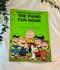 Vintage 1971 Peanuts Piano Method Supplement Supplementary Songs Vince Guaraldi picture