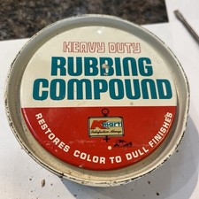 Vintage Kmart, Heavy Duty, Rubbing Compound Container picture
