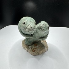Vintage HTF Stone Critters SC-402 Resin Manatee & Calf Figurine 1992 Sea Cow picture
