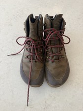 VIVOBAREFOOT Men's Brown Leather Hiking Boots Water Resistant Size 43 US 10 picture