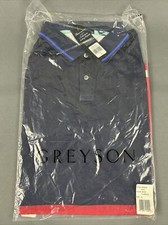 Greyson Golf Shirt Polo Washoe XL Abyss Flamingo Colorblock NWT MSRP $90 picture