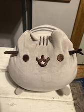 Pusheen Squisheen 2019 GUND Plush Cat 6052143 15” Log Stuffed Animal Cartoon picture