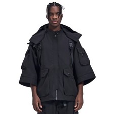 Niepce Men's Removable Hoodie Techwear Streetwear Paratrooper Windbreaker picture