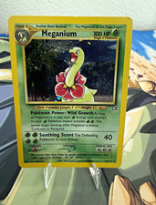 Pokemon Neo Genesis Meganium Holo Rare 11/111 Eng 100 HP Unlimited picture